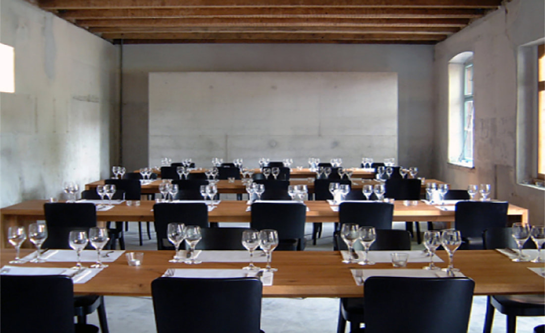 Contemporary minimalist restaurant design in Basel